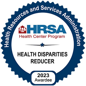 HRSA 2023 awardee for reducing health disparities